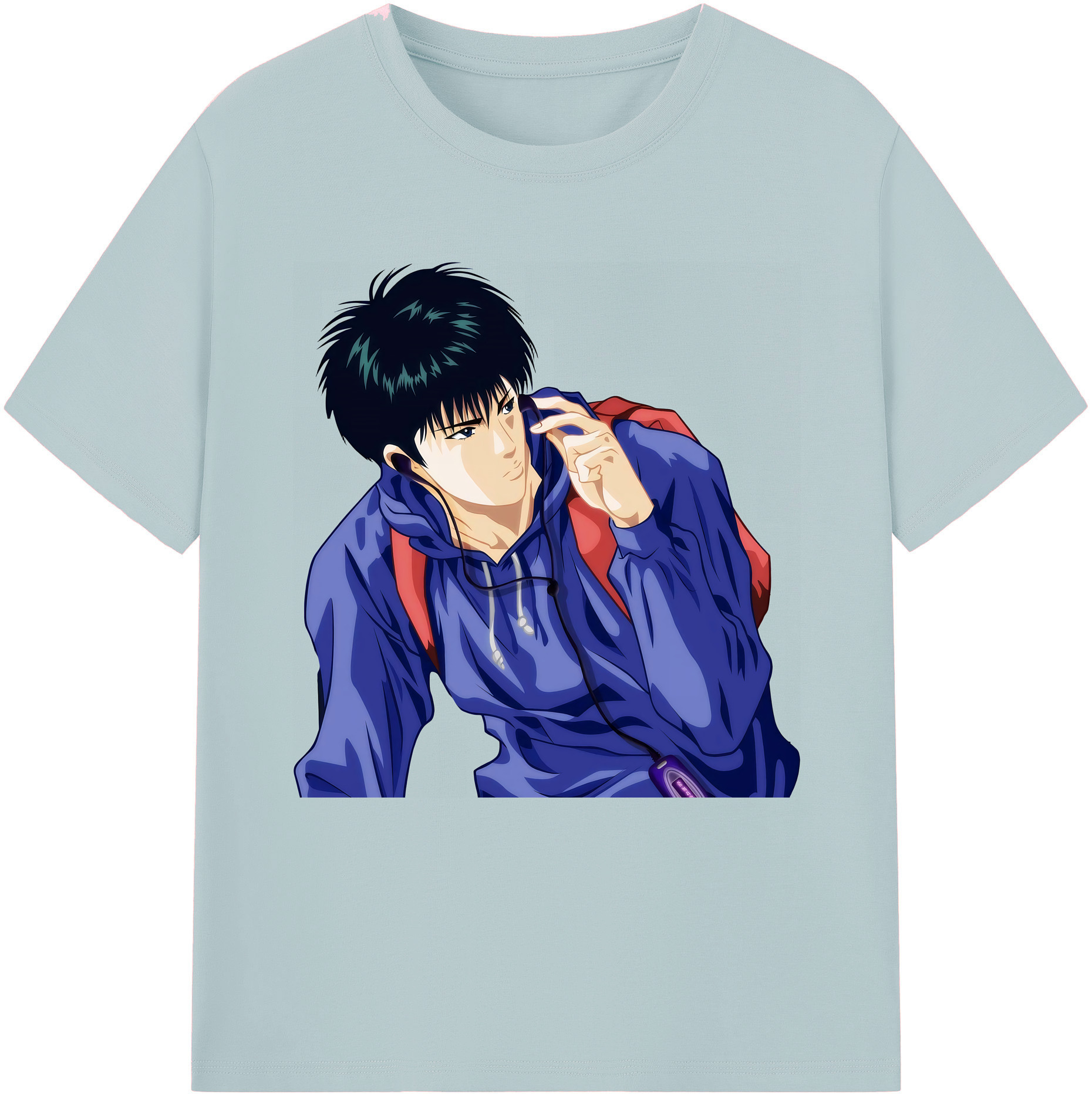 SLAM DUNK／スラムダンク 綿100％半袖Tシャツ（フロントプリント）